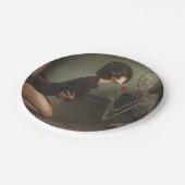 死と若い女性 ペーパープレート (アングル)