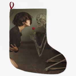 死と若い女性 ラージクリスマスストッキング