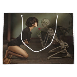 死と若い女性 ラージペーパーバッグ
