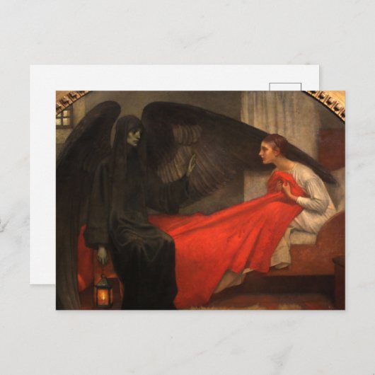 死と1900年の乙女の死マリアーン・ストークス ポストカード (正面/裏面)