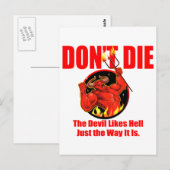 死なないで… ポストカード (正面/裏面)