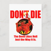 死なないで… ポストカード (正面)