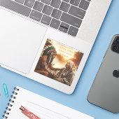 死にかけているように生きる シール (ノートパソコンとiPhone)