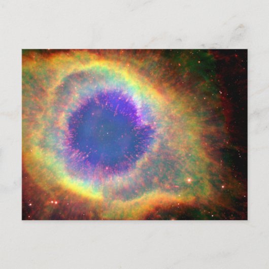 死にかけている星白色矮星の水族座 ポストカード (正面)