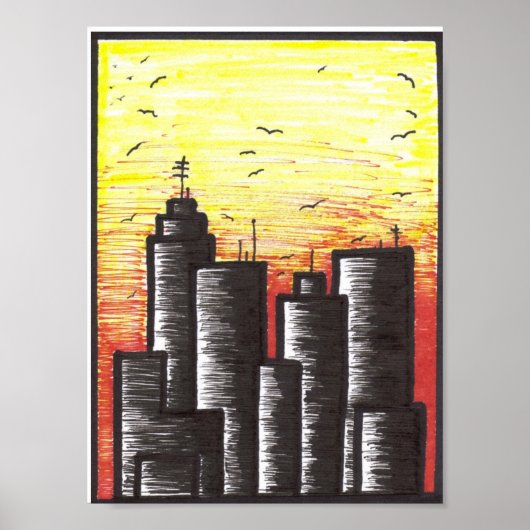 死にかけている都市のポスターの最終日 ポスター (正面)