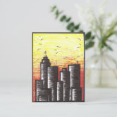 死にかけている都市はがきの最終日 ポストカード (スタンド正面)