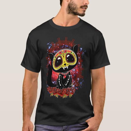 死にそうなネコ Tシャツ (正面)