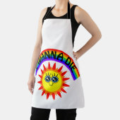 死にたい – 虹の笑顔の太陽 エプロン (インサイチュ)