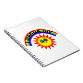 死にたい – 虹の笑顔の太陽 ノートブック (右側)