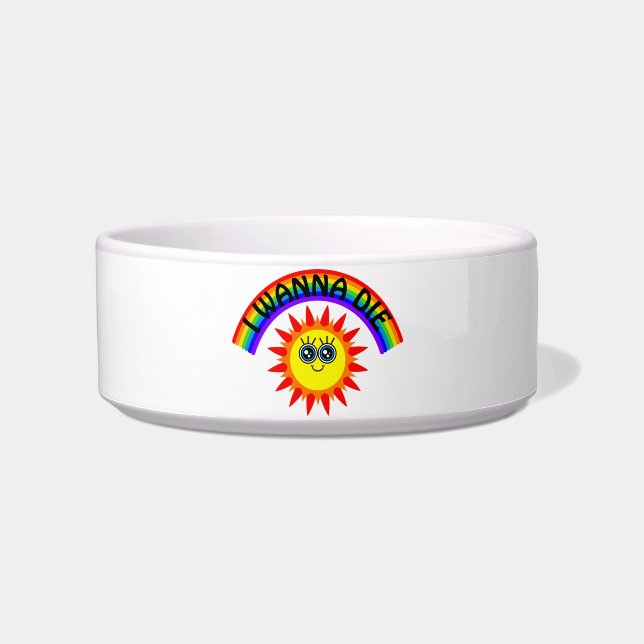 死にたい – 虹の笑顔の太陽 ボウル (正面)