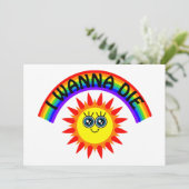 死にたい – 虹の笑顔の太陽 招待状 (スタンド正面)