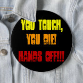 、死にます触れます! 、手!!! 缶バッジ (インサイチュ)