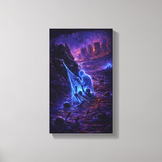 死にゆく世界の魂の織り手 キャンバスプリント (正面)