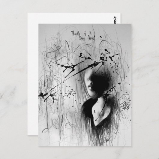 死にゆく無神論者の思い ポストカード (正面/裏面)