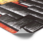 死にゆく街の日のキャンバスの最後のプリント ポスター (角)