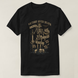 死に勝利せり 聖書の引用Tシャツ Tシャツ