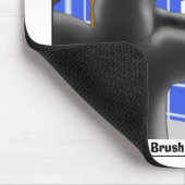 死に物狂いのハロウィーンの漫画の贈り物でブラシ マウスパッド (コーナー)