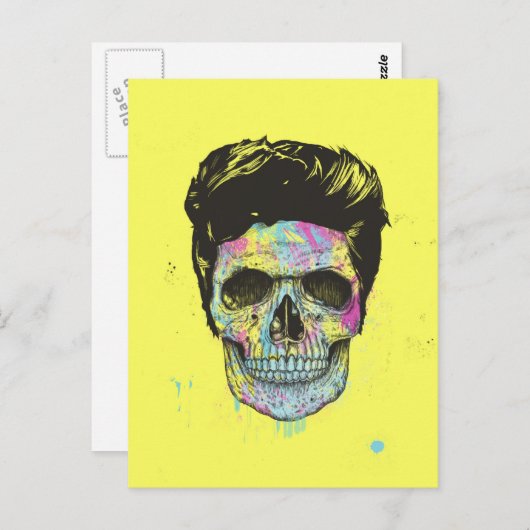 死に色を付ける ポストカード (正面/裏面)