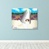 死に近い体験アート | Life After Death キャンバスプリント (インサイチュ (ウッドフロア))