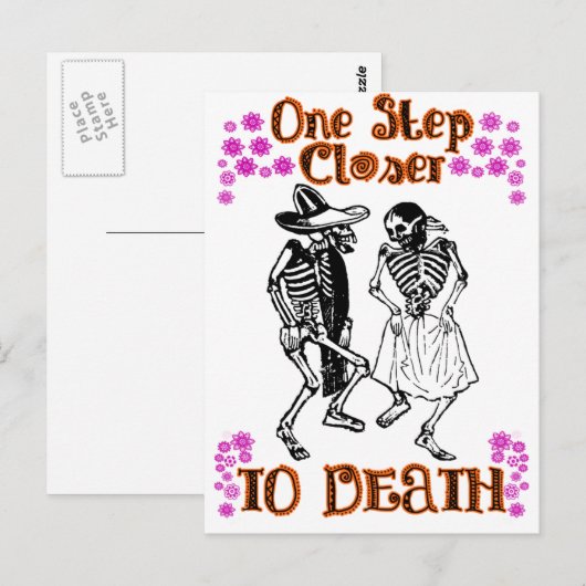 死に近い ポストカード (正面/裏面)