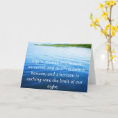 死に関する詩 – 悲し感動的い引用文 カード (黄色い花)