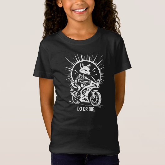 死ぬか死ぬかのデザイン Tシャツ (正面)