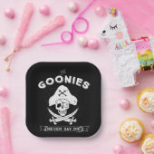 「死ぬなんて絶対に言うな」海賊バッジ ペーパープレート (パーティー)