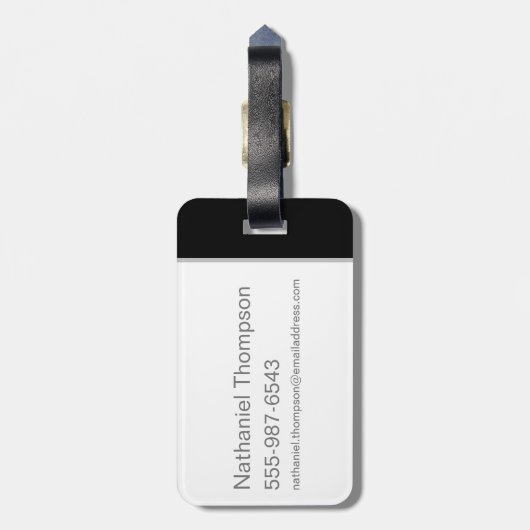 「死ぬなんて絶対に言うな」海賊バッジ ラゲッジタグ (裏面縦)