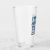 死ぬのは怖くないおもしろいことわざ タンブラーグラス (右)