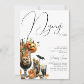 死ぬほどパーティー　アダルト　ハロウィンパーティー 招待状 (正面)