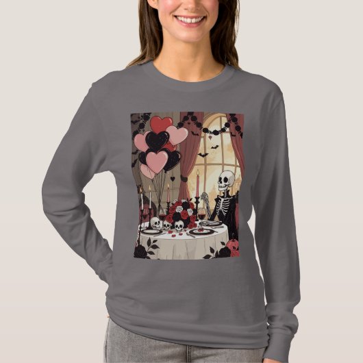 死ぬほどロマンチックな一夜を Tシャツ (正面)