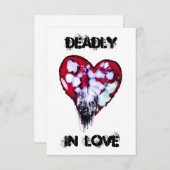 死ぬほど愛している サンキューカード (正面/裏面)