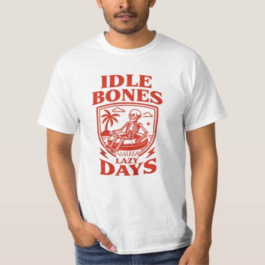 死ぬほど疲れたけど、まだ浮いてる Tシャツ (正面)