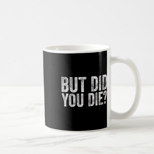 死ぬほど面白いジム フィットネス ワークアウト コーヒーマグカップ (右)
