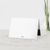 死ぬまでの無料の折り畳みサンキューカード サンキューカード (裏面)