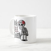 死ぬまでインク コーヒーマグカップ (正面左)