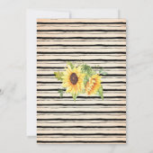 死ぬまでカップルがシャワー骨格を別れる 招待状 (裏面)