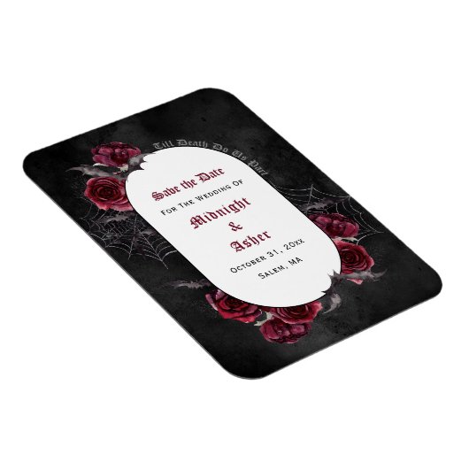 死ぬまでゴシックの黒の私たちPart日付Mを保存 マグネット (右側)