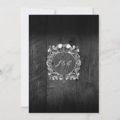 死ぬまでゴシックドクロ 黒木ウェディング 招待状 (裏面)