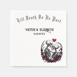 死ぬまでゴシック様式の骨格愛好家 スタンダードカクテルナプキン