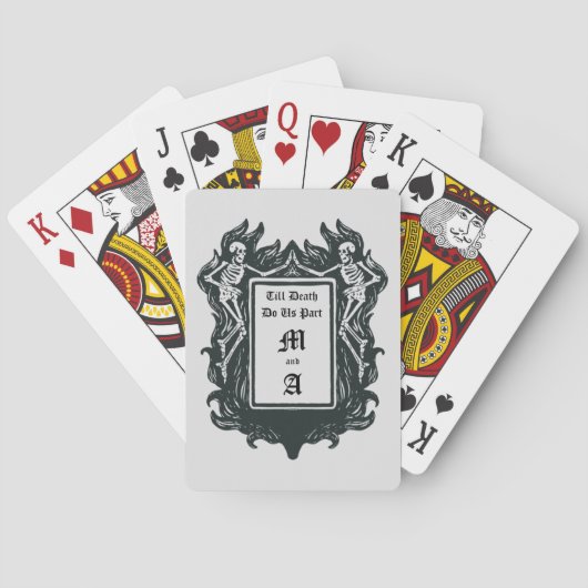 死ぬまでゴシック様式の骨格愛 トランプ (裏面)