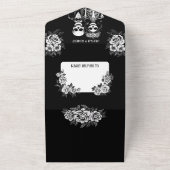 死ぬまでゴシック様式の骨組が私たちに分かれる オールインワン招待状 (外側)