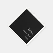 死ぬまでゴシック・ブラック結婚ズ スタンダードカクテルナプキン (角)
