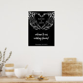 死ぬまでスケルトン手カップルはシャワー歓迎 ポスター (キッチン)