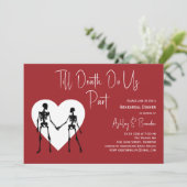 死ぬまでスケルトン赤リハーサル 招待状 (スタンド正面)