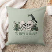 死ぬまでセージ ゴシック パトリックの日 フラワースカル クッション (ブランケット)