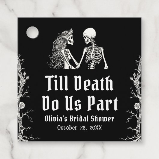 死ぬまでハロウィンと共に誓う結婚前のお茶会 フェイバータグ (正面)