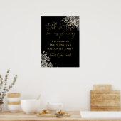 死ぬまでハロウィンパーティー ウェルカムサイン ポスター (キッチン)