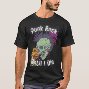 死ぬまでパンクロック Tシャツ