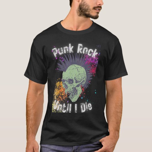 死ぬまでパンクロック Tシャツ (正面)
